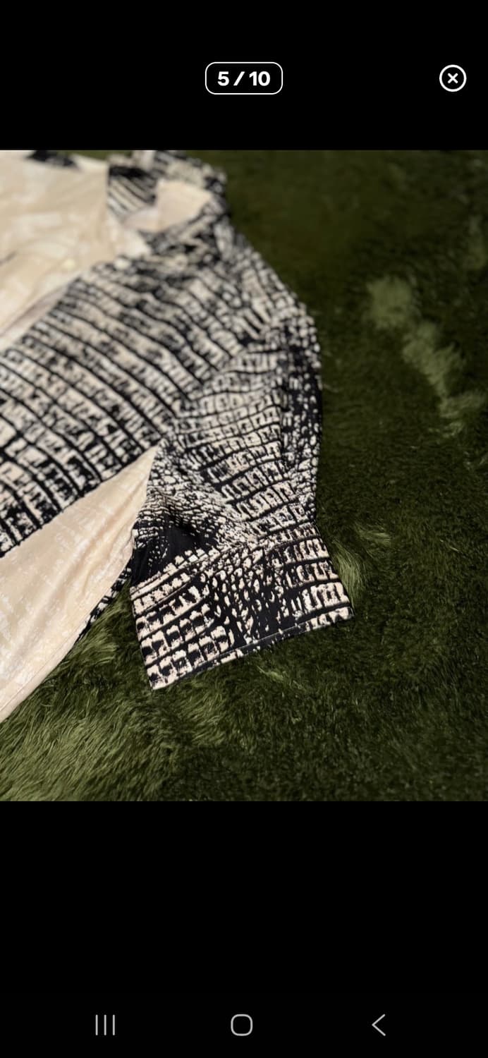 ACNE STUDIOS 아크네 스튜디오 릴렉스 핏 비스코스 하프 셔츠 상품이미지5