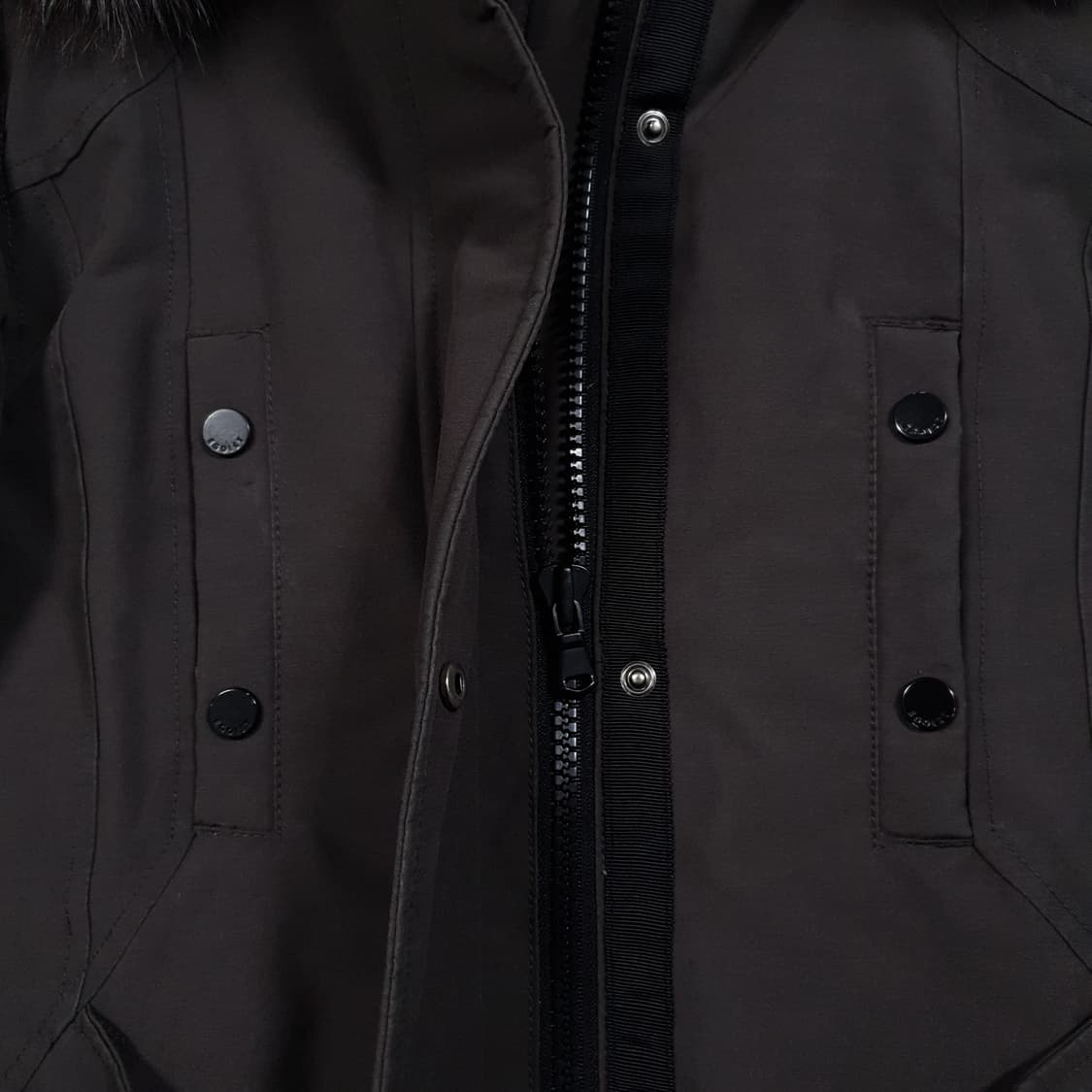 여성 55) 아이올리 에고이스트 니켓 중기장 캐주얼 폭스퍼 덕다운 패딩 상품이미지4