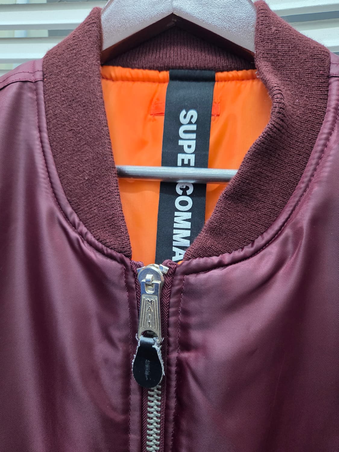 슈퍼콤마비 핸드패인팅 MA-1 항공 점퍼 상품이미지4