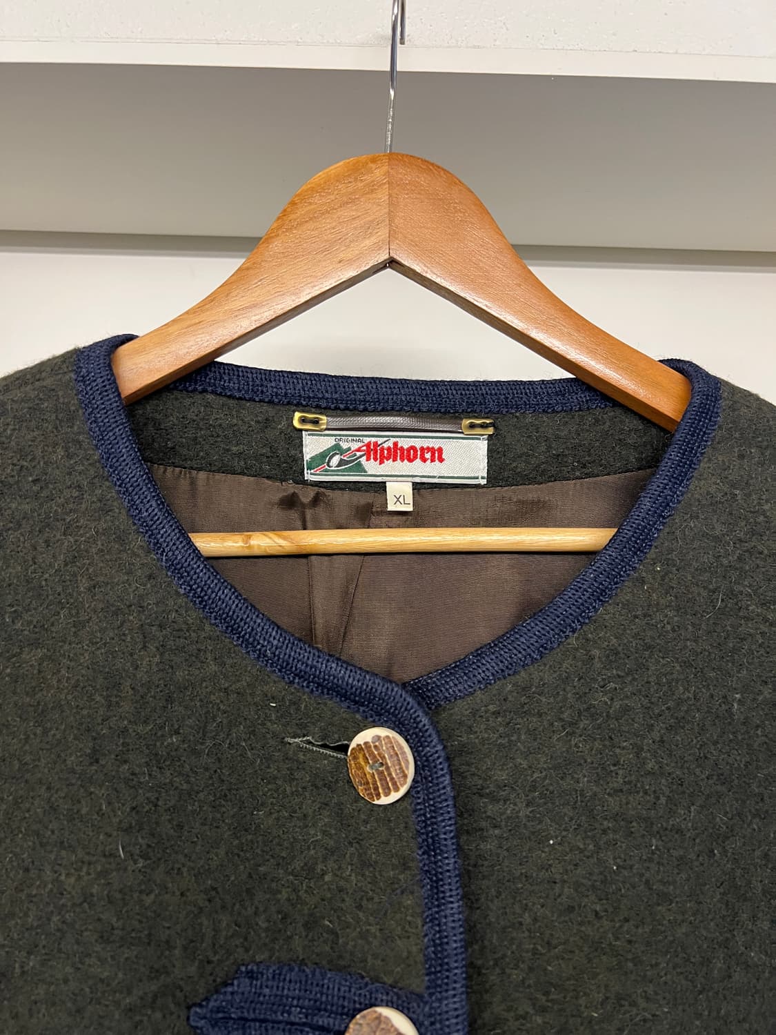 VINTAGE ALPHORN BOILED WOOL 빈티지보일드울자켓 상품이미지6