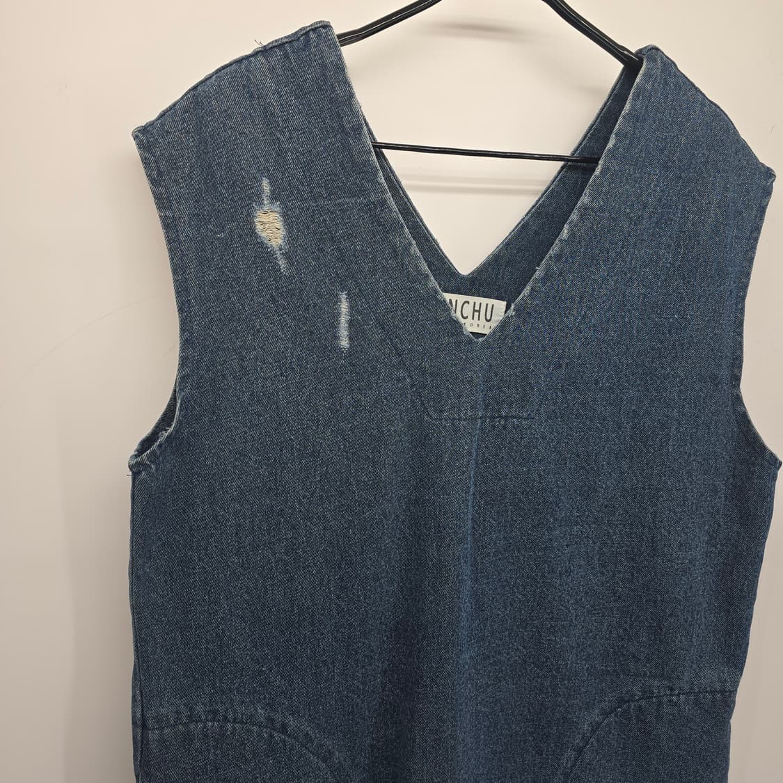 데님 민소매 원피스 상품이미지8