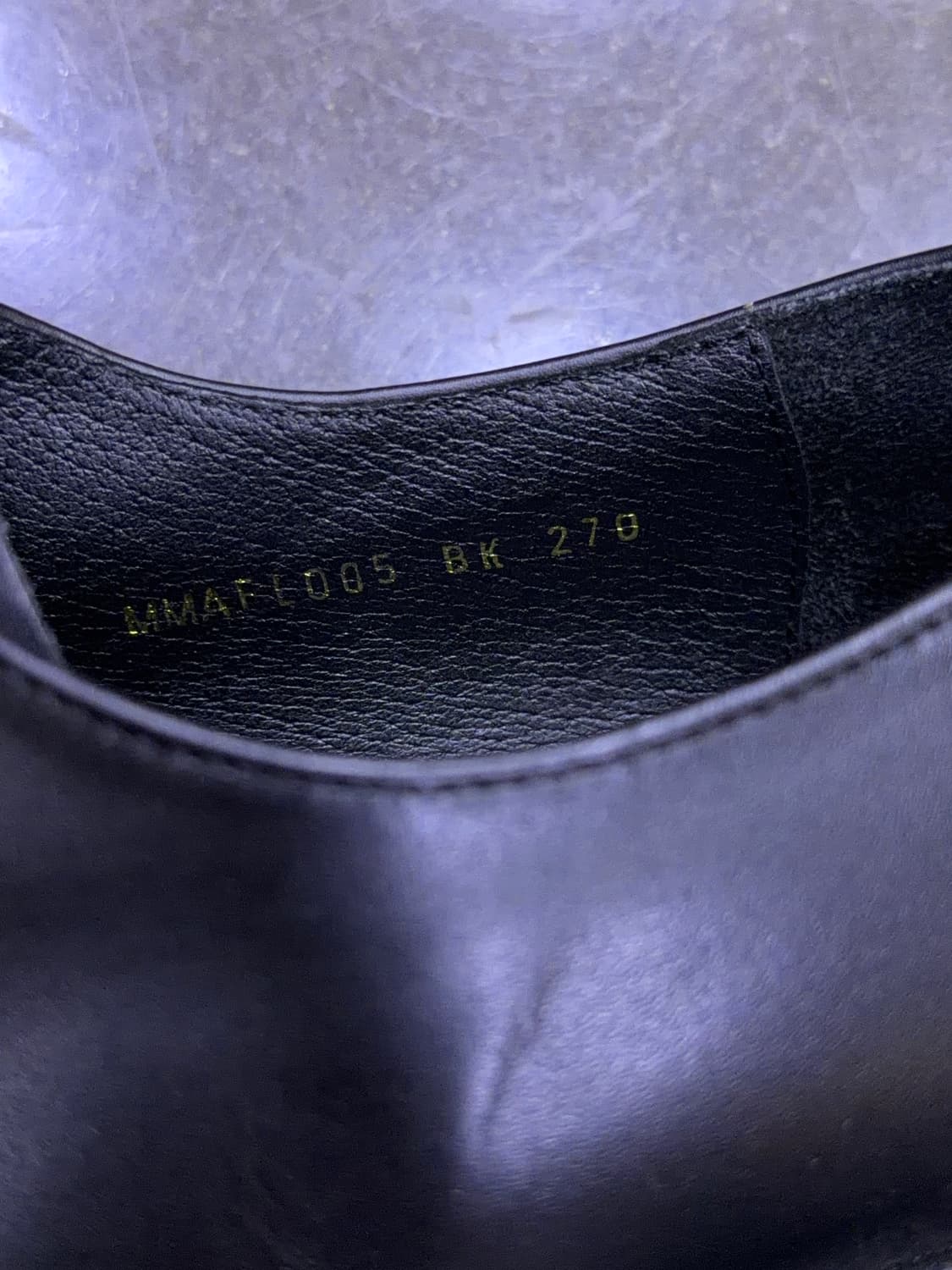 무신사스탠다드 플레인 더비 슈즈 구두 블랙 270 상품이미지9