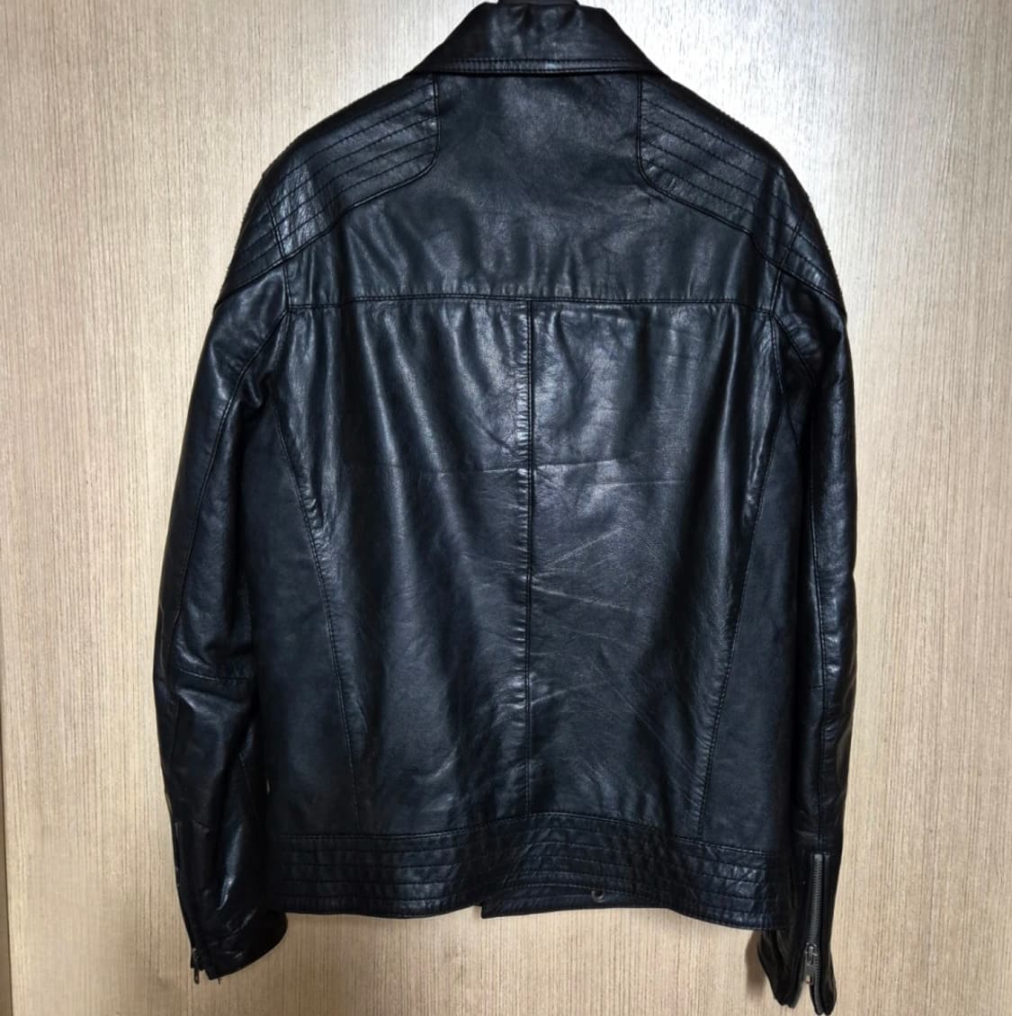 ASOS 블랙 가죽 자켓 XS  상품이미지4