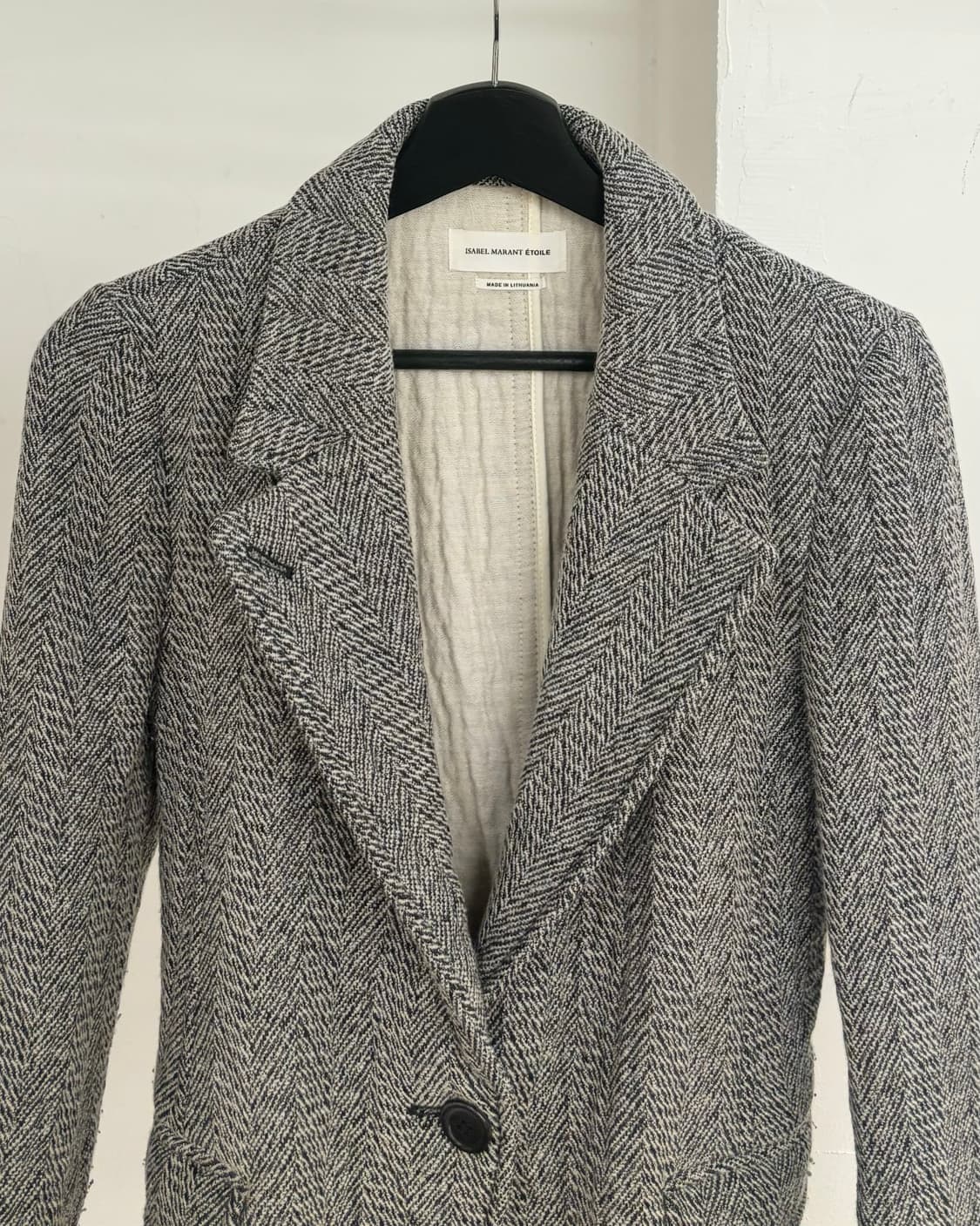 이자벨 마랑 그레이 헤링본 울 혼방 자켓 상품이미지2