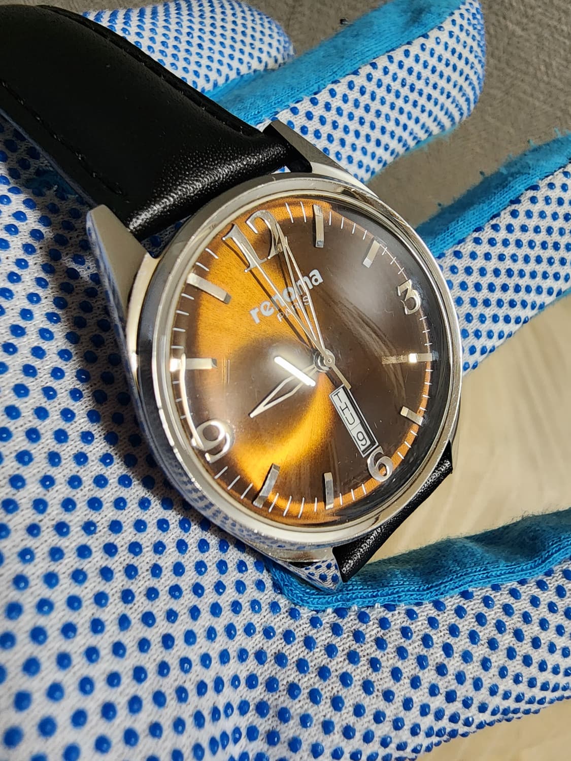 레노마 쿼츠 가죽 손목시계 상품이미지9