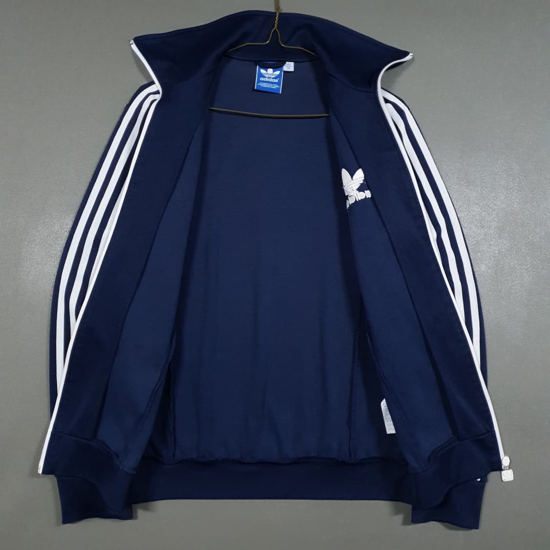 95 (M) 아디다스 유로파 파이어버드 트랙탑 져지 네이비 어항 솜 상품이미지7