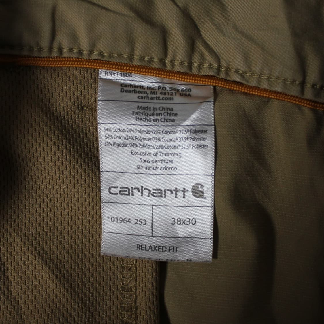 Carhartt 칼하트 Force 릴랙스드핏 워크 카고 팬츠 상품이미지4