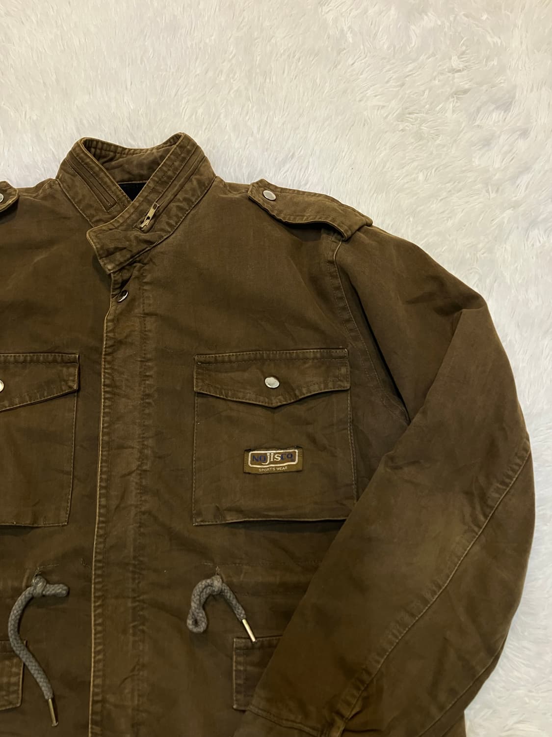 브라운 워크 집업 점퍼611 상품이미지3