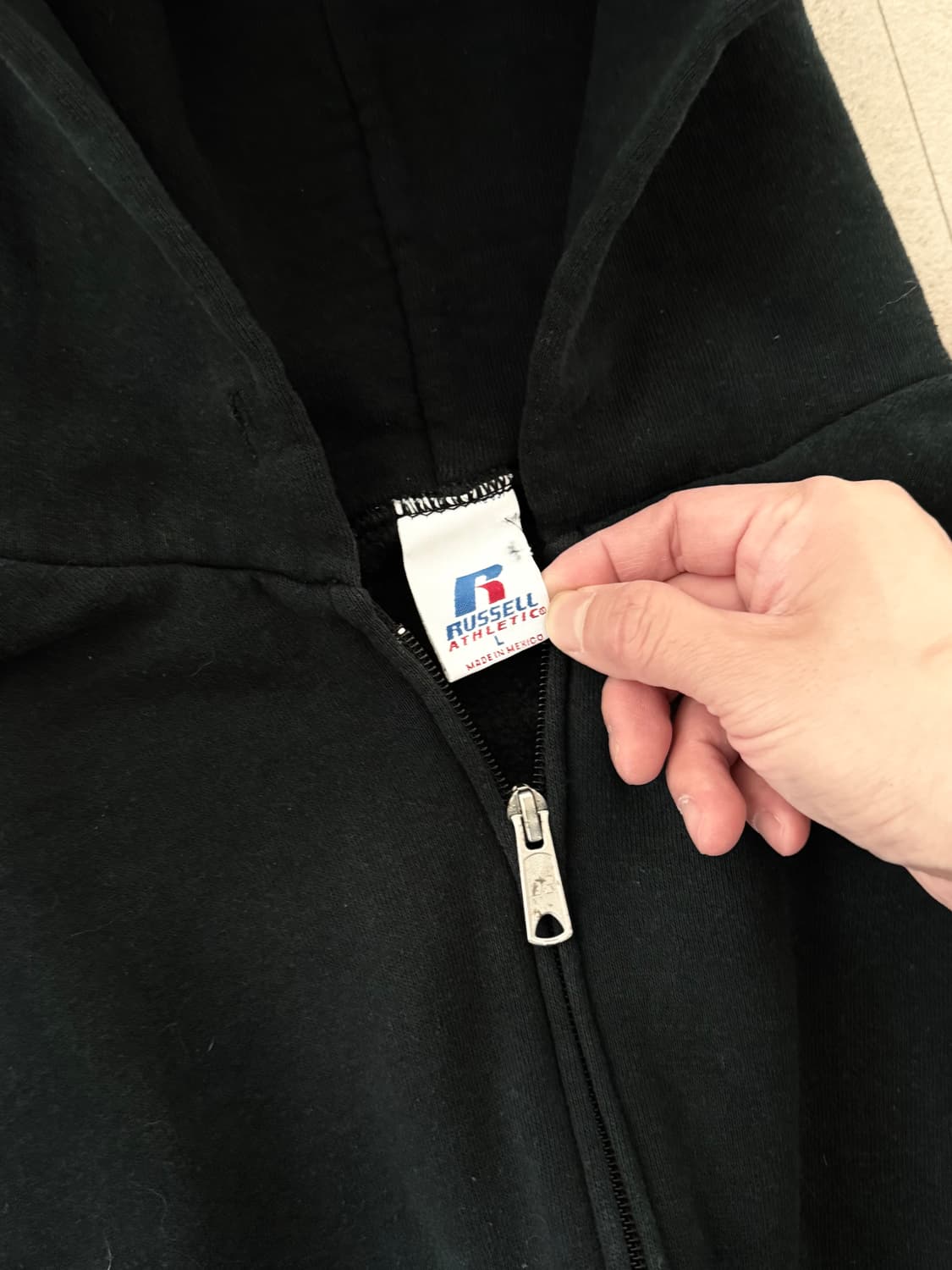 러셀 애슬레틱 집업 블랙 상품이미지4