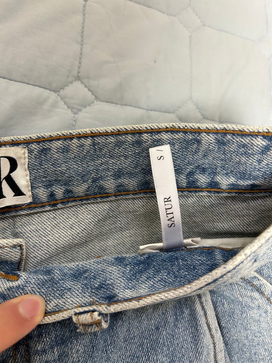 세터 비날레스 레트로 워시드 데님 뉴트로 블루  상품이미지4