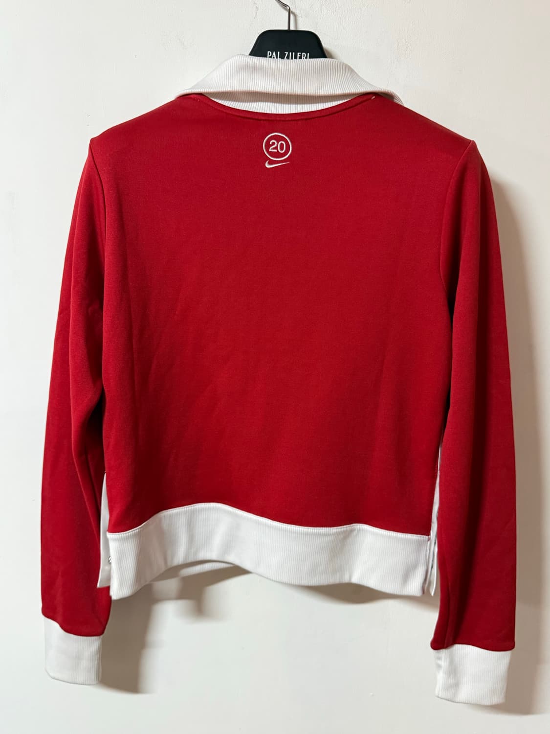 나이키 y2k 빈티지 레드 배색 트랙집업 M 상품이미지4