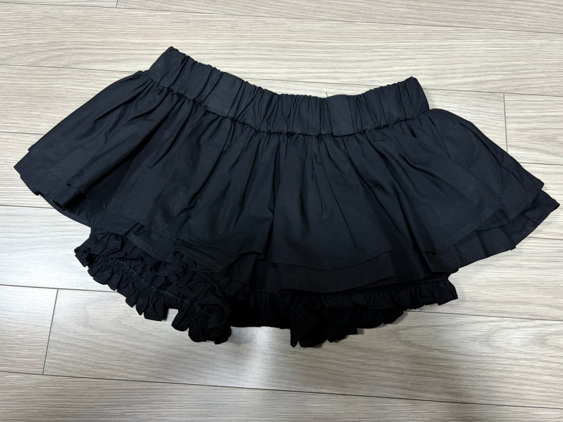 카키포인트 Cancan Skirt Pants (black) 상품이미지3