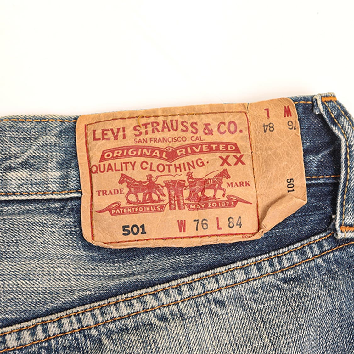 리바이스 00s 501 워시드 데님 진 (29) 상품이미지6