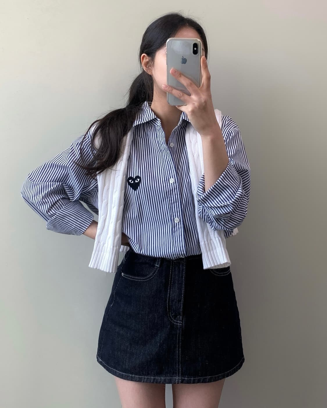 꼼데가르송 스트라이프 셔츠  상품이미지3