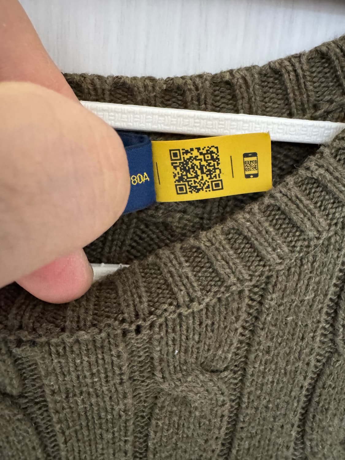 폴로 여성용 꽈배기 니트 상품이미지4