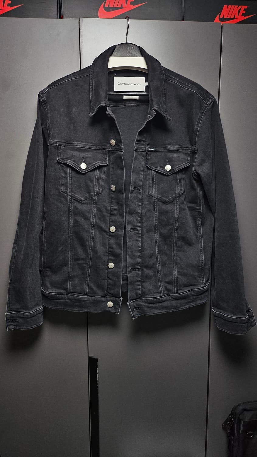 Calvin Klein Jeans 데님 자켓 블랙 상품이미지4