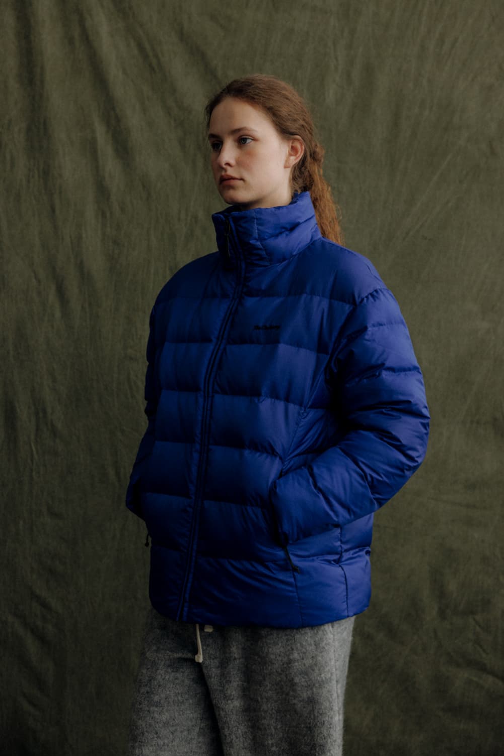 게드 샵게드 오디너리 덕다운 자켓 (패딩) 블루 s사이즈 상품이미지3