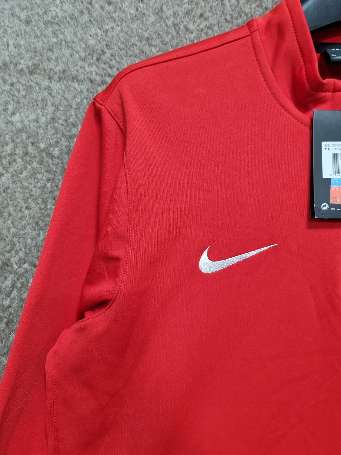 나이키 남성 드라이핏 약기모 반집업 티셔츠 새상품 상품이미지3