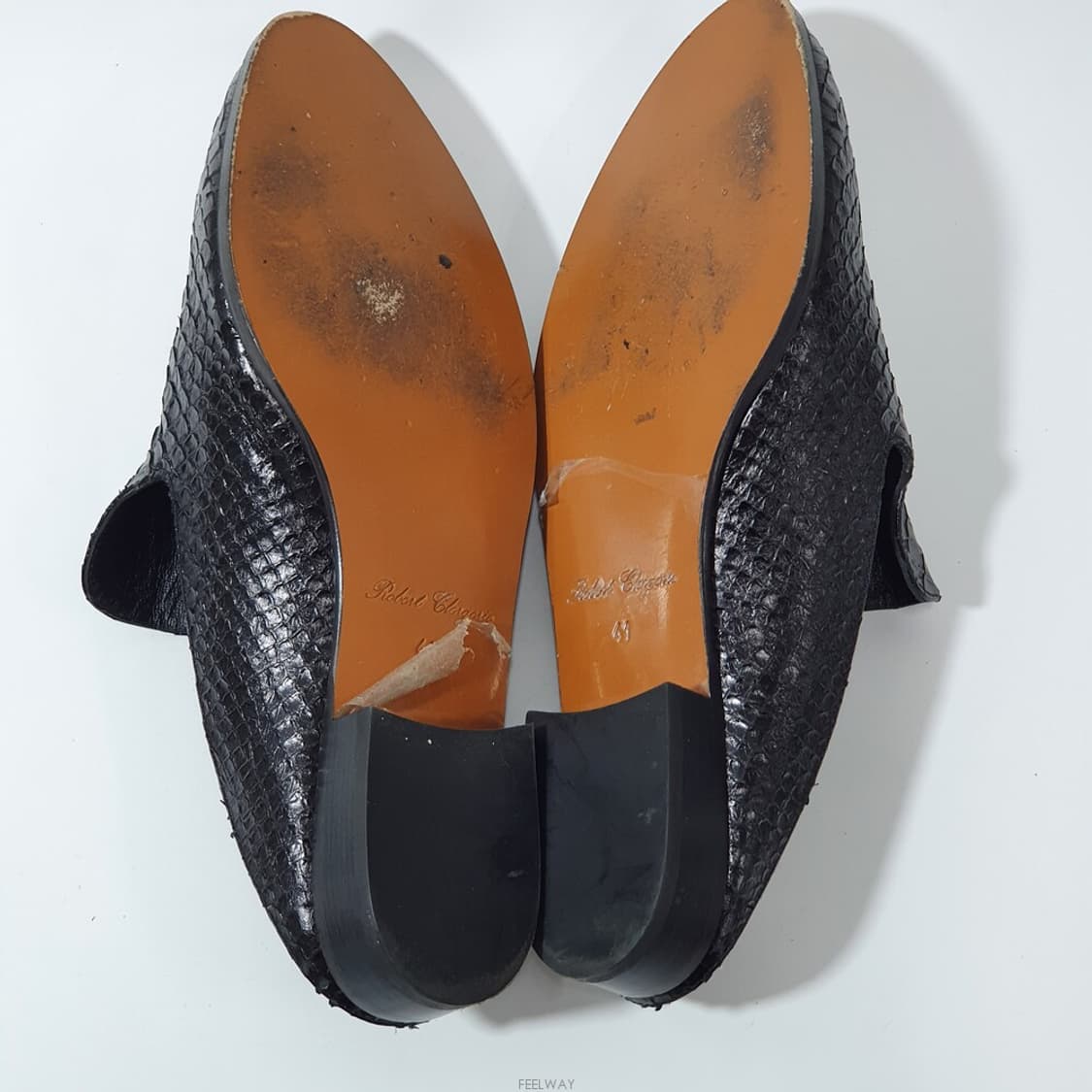 로베르 끌레제리 블랙 레더 뮬 상품이미지6