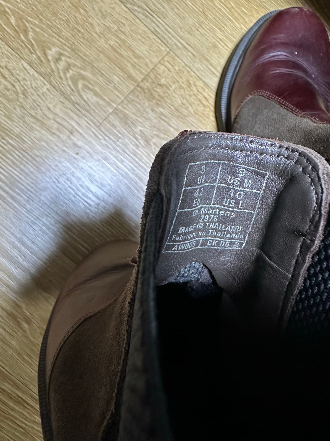 버건디 첼시 부츠 상품이미지6