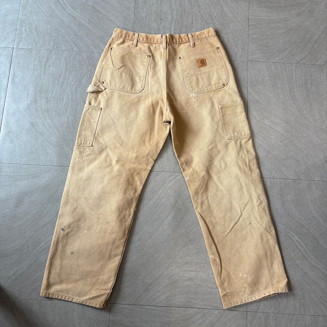 칼하트 브라운 더블니 팬츠 바지 상품이미지6