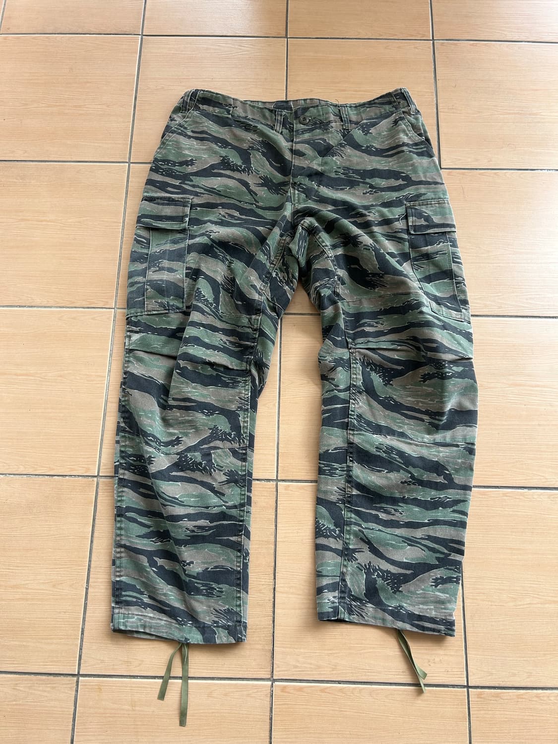 80‘s US ARMY 타이거타모BDU팬츠 L/R 상품이미지1
