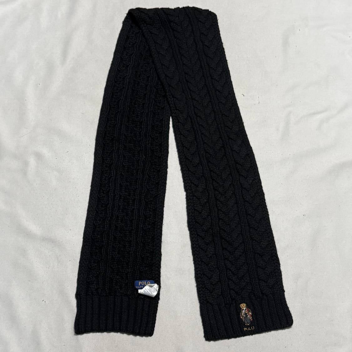 OS 폴로랄프로렌 폴로베어 니트 머플러 상품이미지3