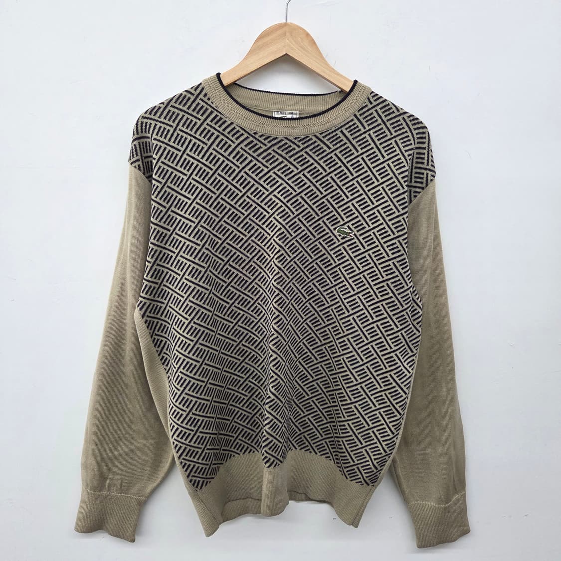 라코스테 패턴 니트 스웨터 남성 XL 상품이미지2