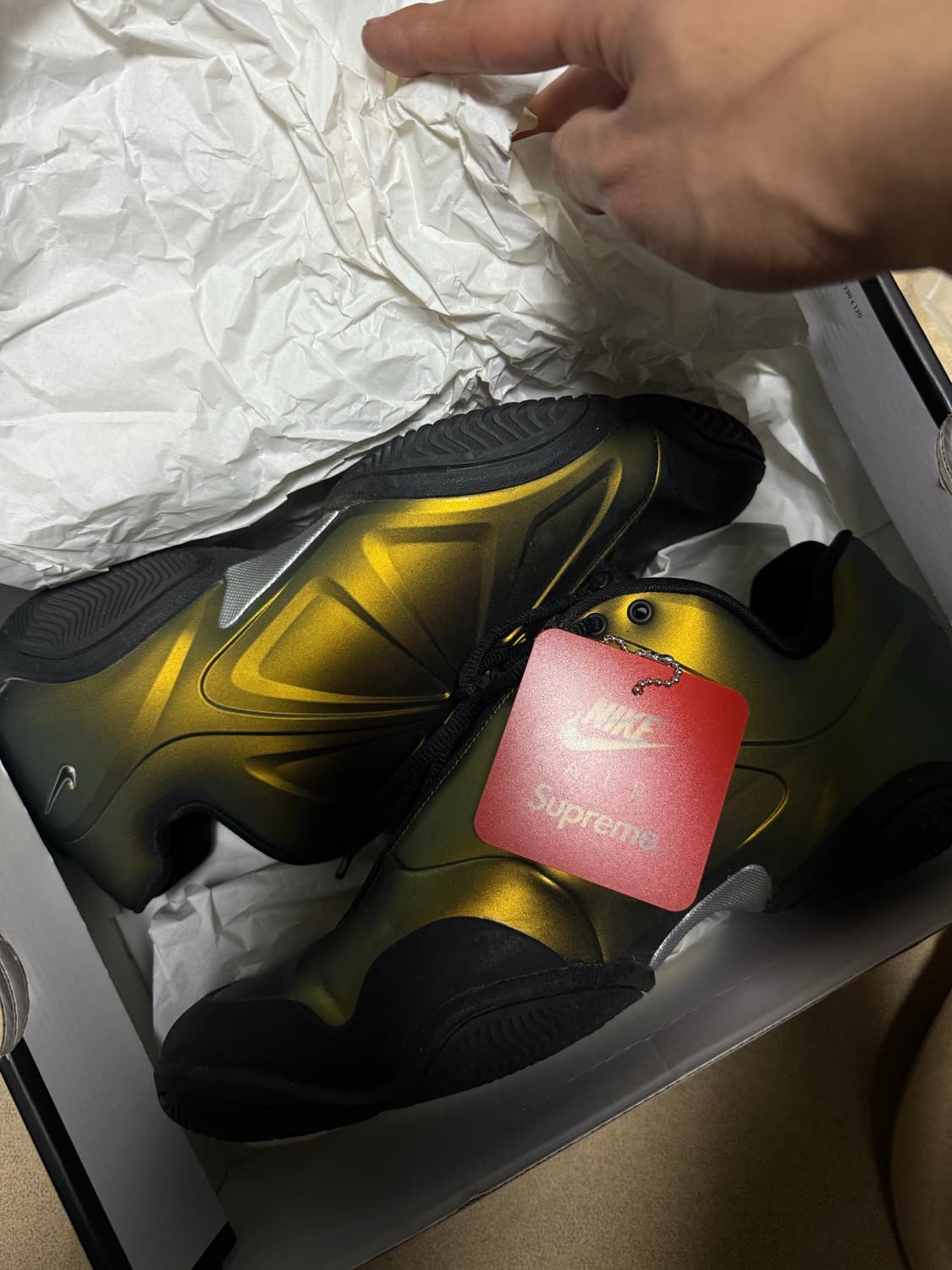 나이키X슈프림 코트포짓 카키 285 상품이미지7