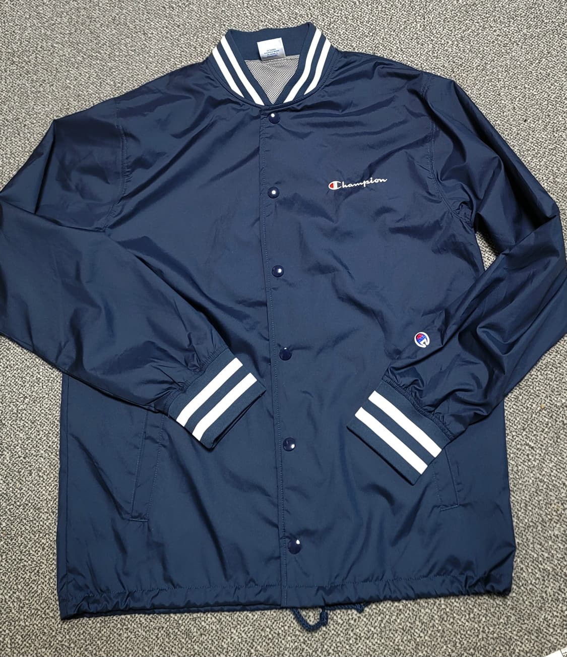 챔피온 네이비 바시티 자켓 M 상품이미지1