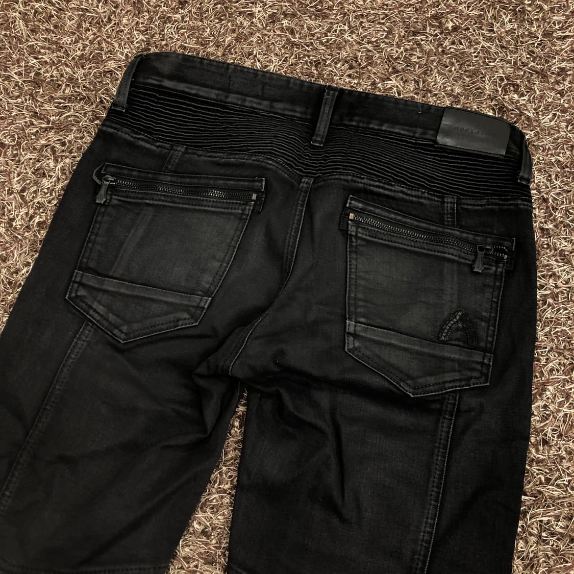 버커루 바이커 흑청 데님팬츠 상품이미지5