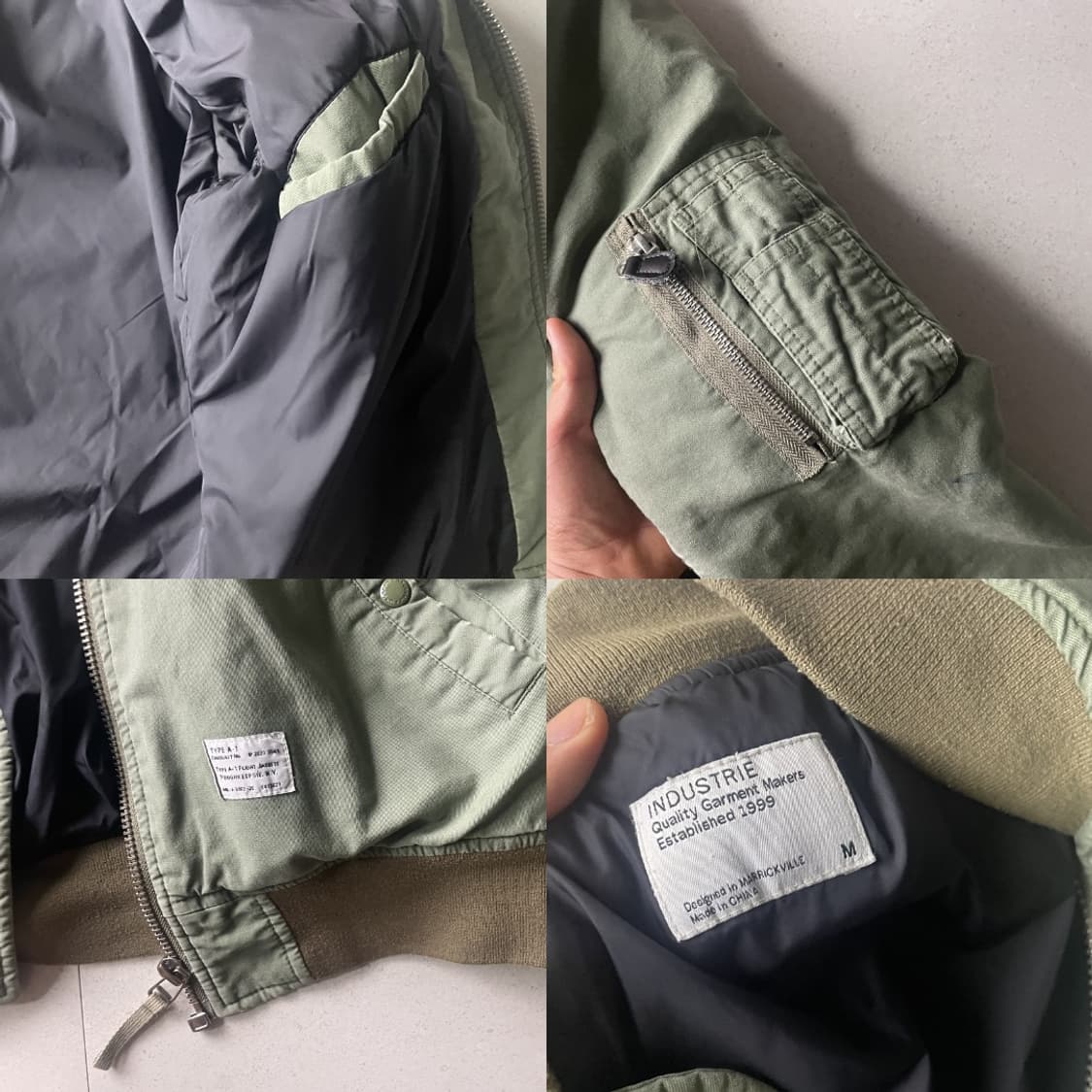 알파인더스트리 항공점퍼 상품이미지3