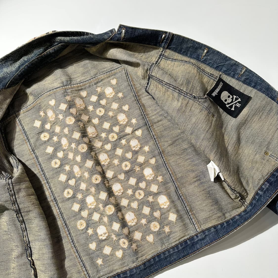 하이드로겐 버버리 패러디 데님 트러커 자켓 상품이미지9