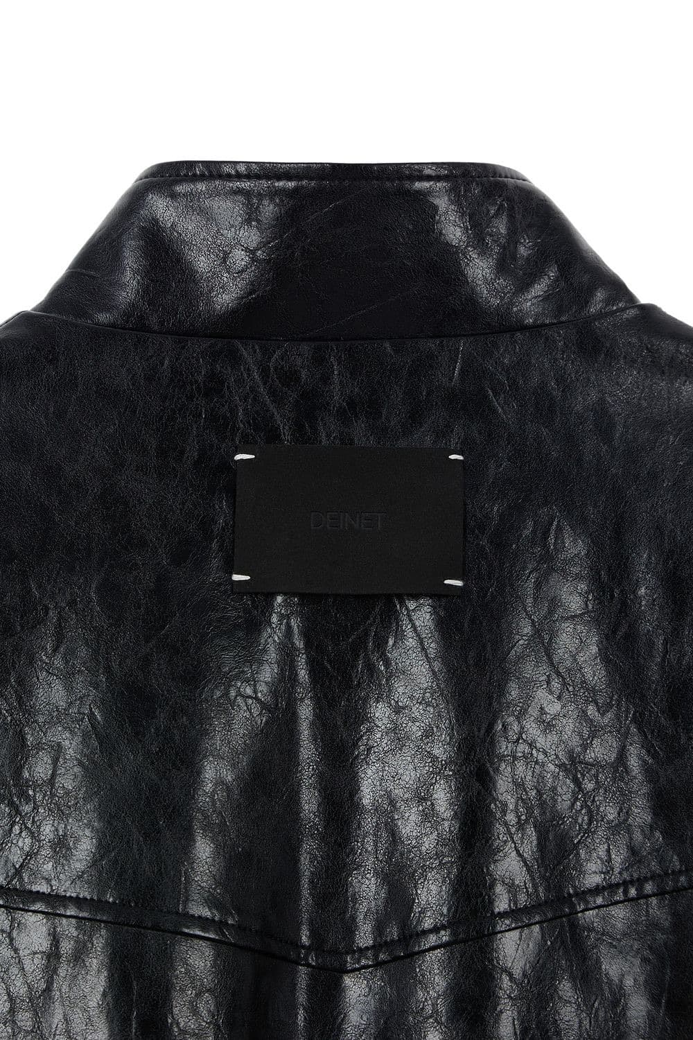 다이닛 레이싱 바이커 레더 자켓 블랙 상품이미지5