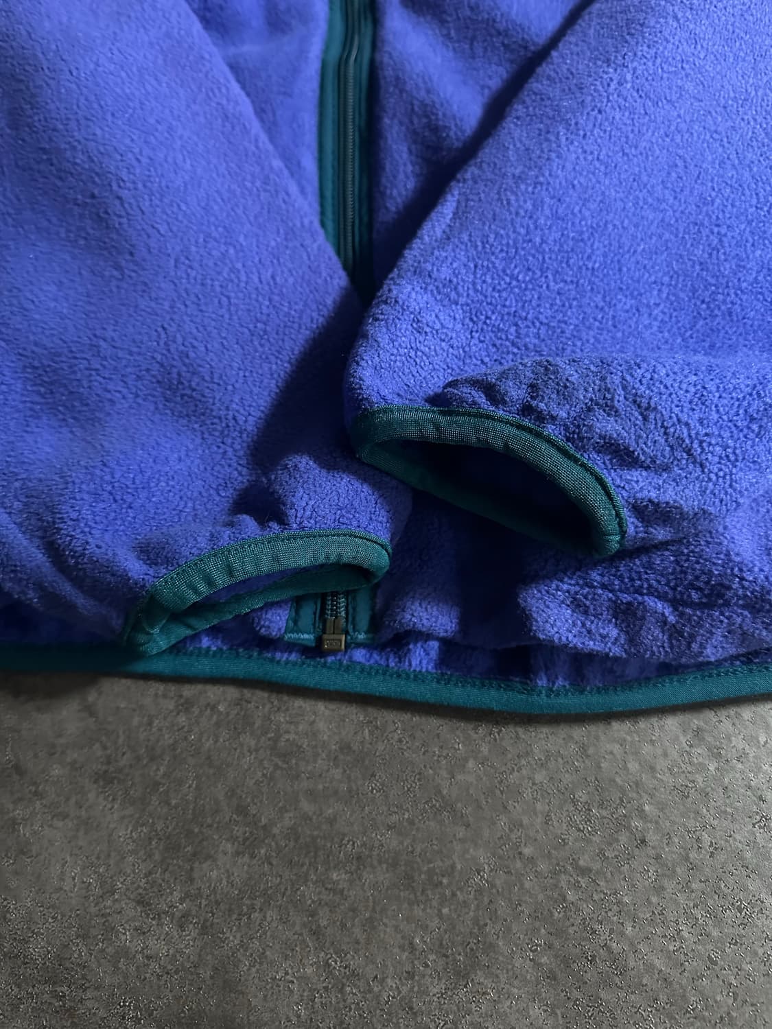 플리스 풀집업 자켓 퍼플 상품이미지2