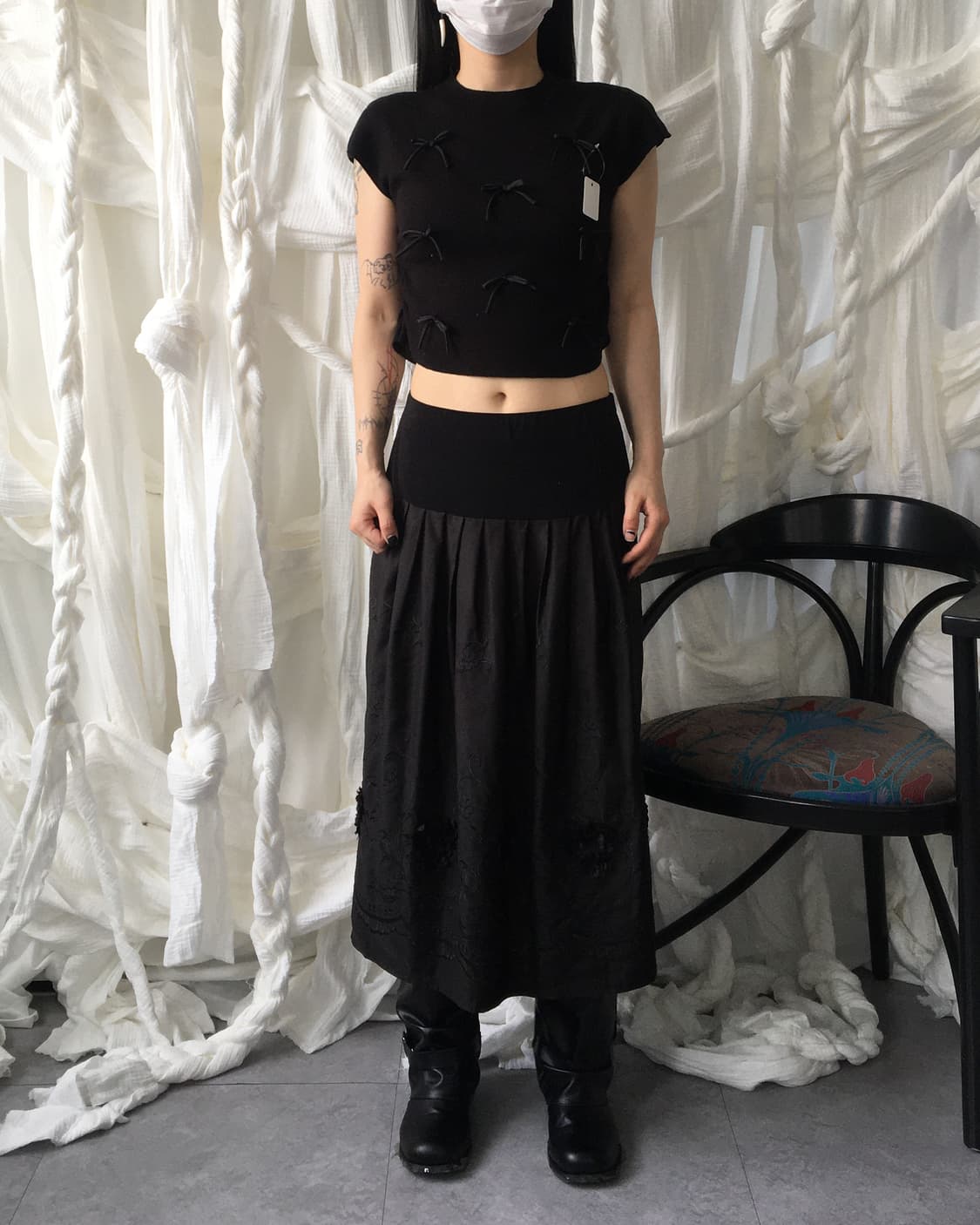 Pattern point skirt 상품이미지4