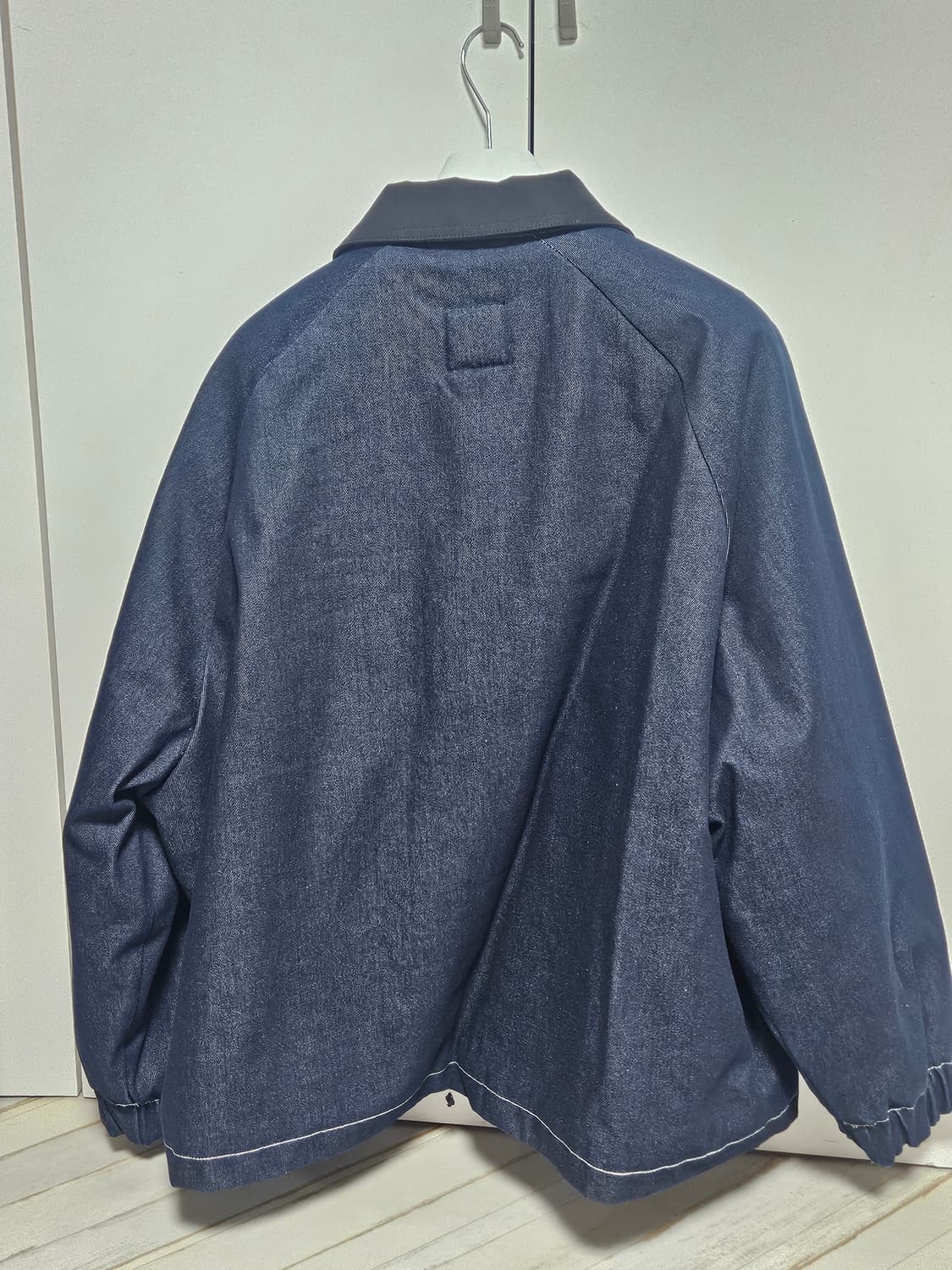 자라 스티치 데님 점퍼 인디고 XL 상품이미지2