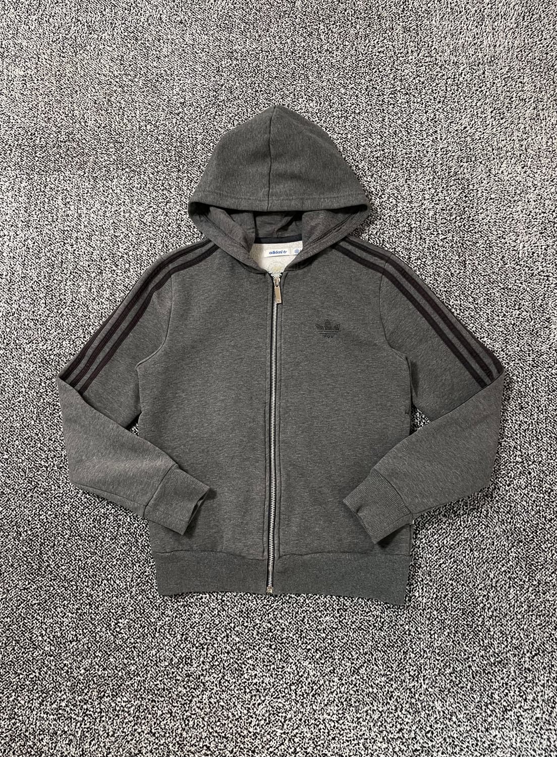 빈티지9. 아디다스 스터드 큐빅 트레포일 후드티셔츠 기모 Y2K 핀터깔 상품이미지1