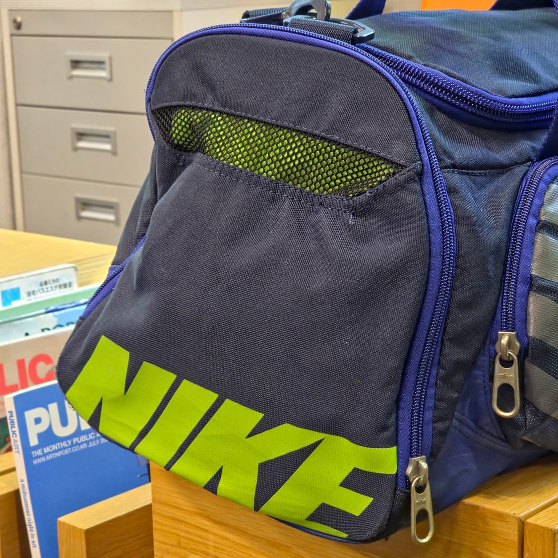 나이키 더플백 네이비/블루 상품이미지5