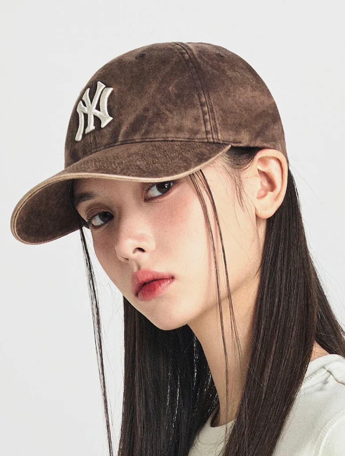 1회착) MLb 헤비 워싱 언스트럭쳐 볼캡 상품이미지2