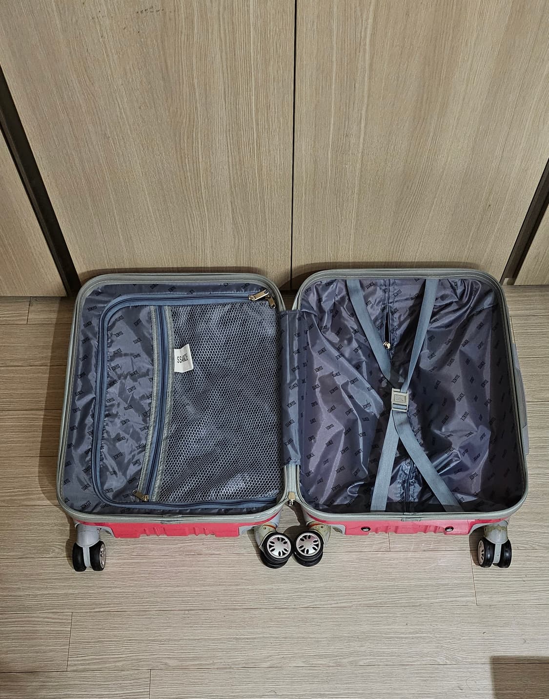 (1회사용)쌈지 SSAMZIE 핑크 하드 캐리어 (기내용 20인치) 상품이미지6