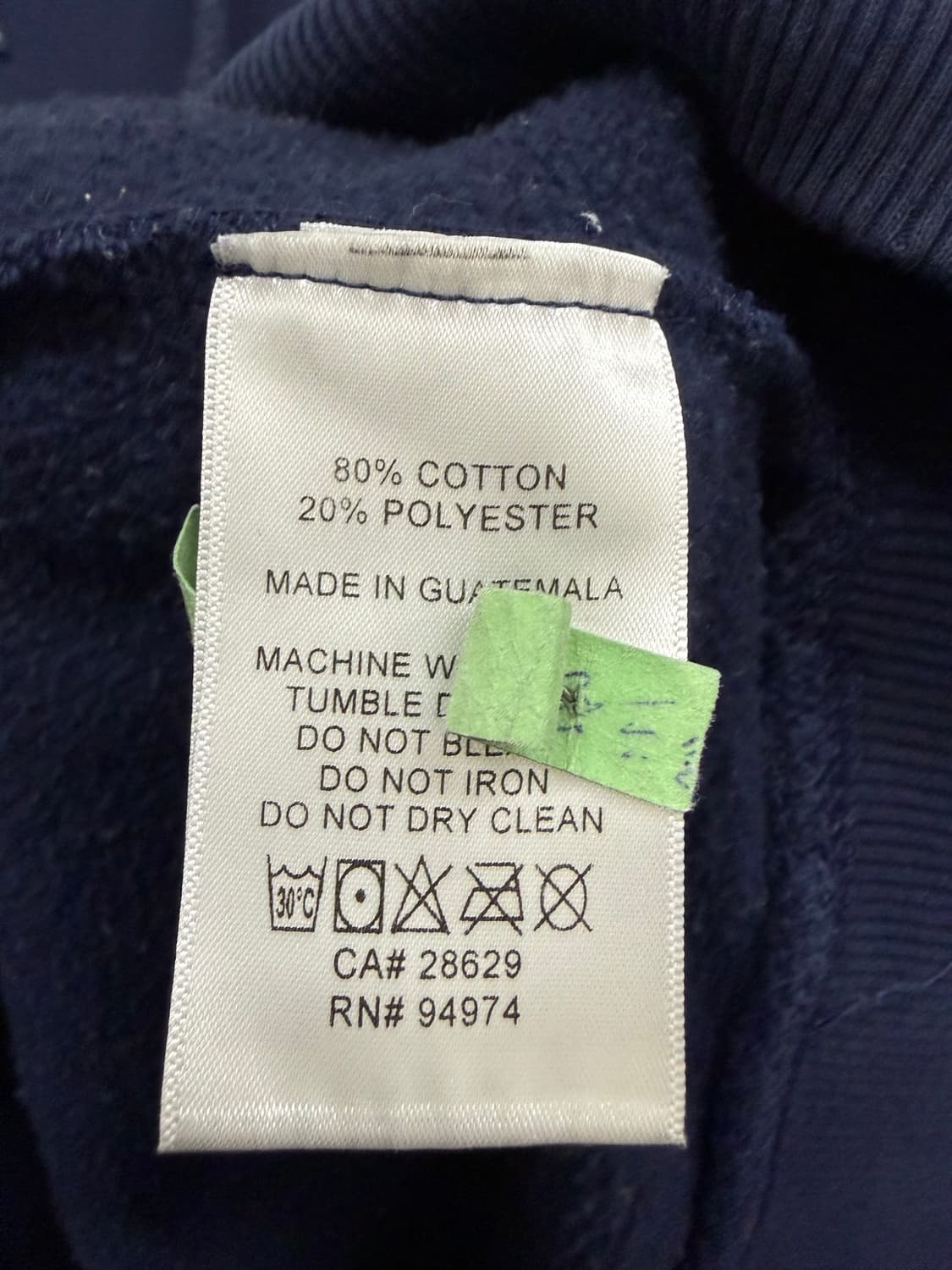 스투시 네이비 후드티 상품이미지4