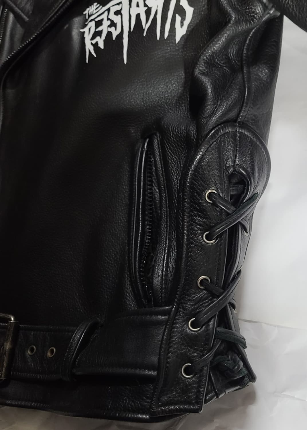 커스텀 남성 가죽 라이더자켓 100사이즈 상품이미지5