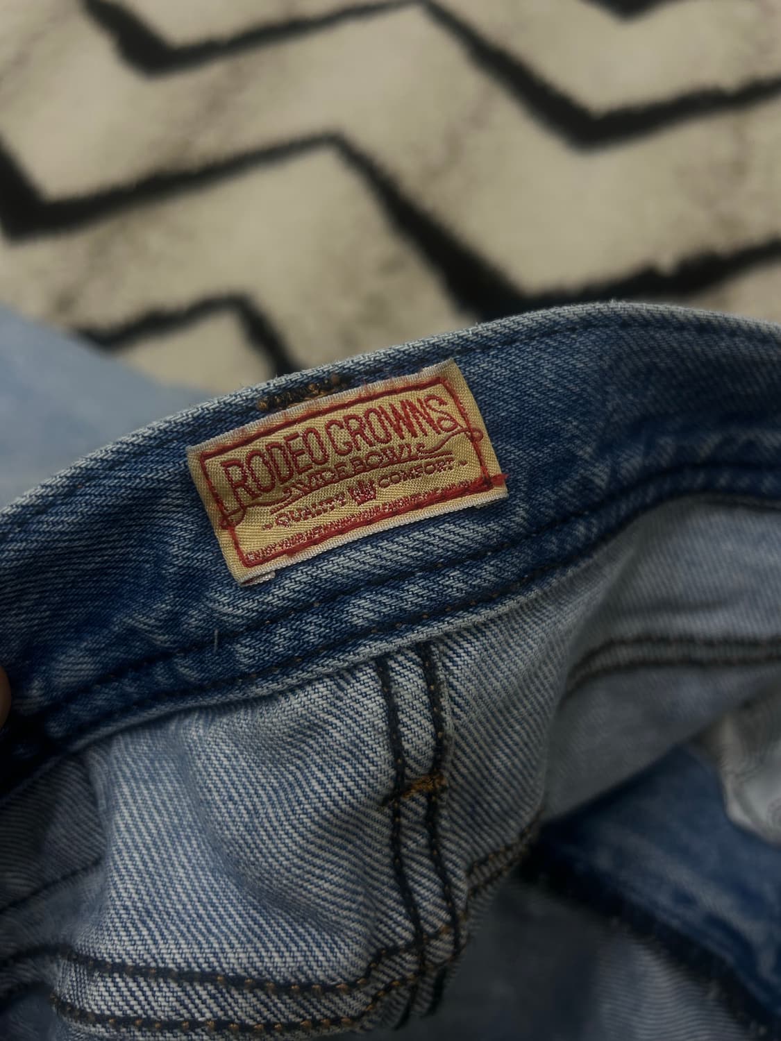 [S]로데오크라운스 맥시 롱 데님 스커트/연청 상품이미지5