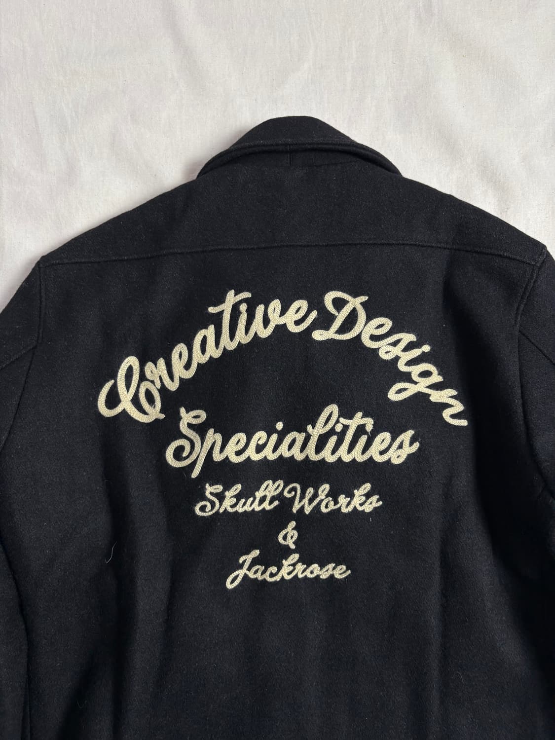 Jack Rose x Skull Works 울 더블 라이더 자켓 4 상품이미지5