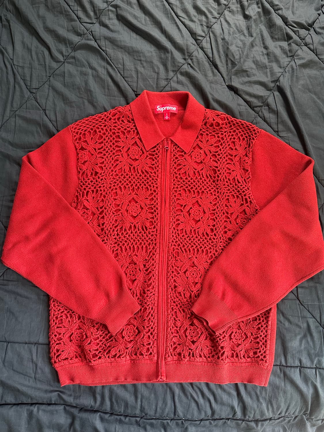 Supreme Chrochet Knit Cardigan - (S) 상품이미지2