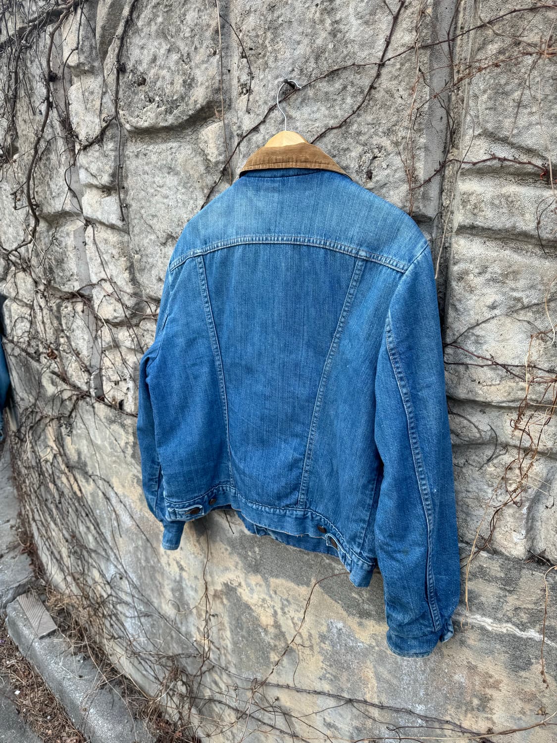 70s 랭글러 빈티지 기묘한이야기 조나단 쉐르파 데님 자켓 상품이미지4