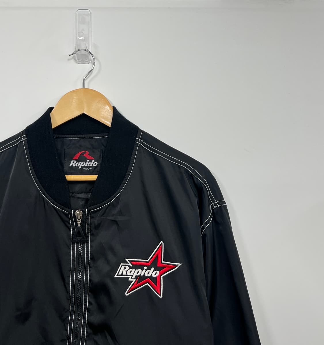 라피도 올드스쿨 90s 빅로고 스펠링 집업 자켓 상품이미지3