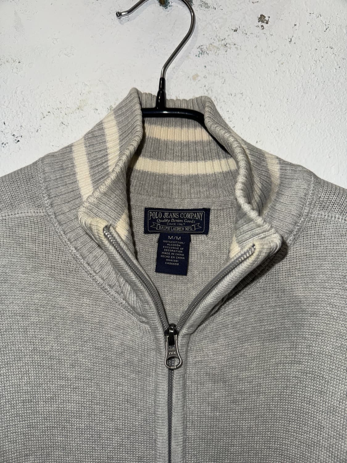 폴로 니트 집업 상품이미지2