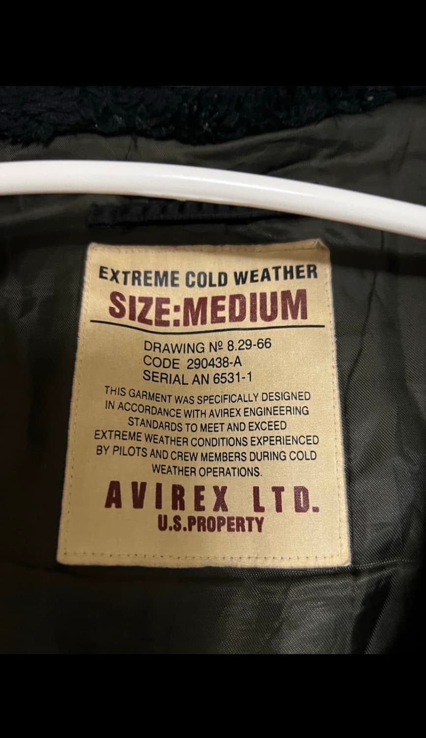 아비렉스 n2b 봄버 상품이미지3